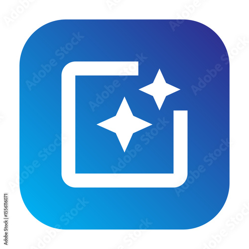 Photo filter icon for applying color or effect overlays to images.