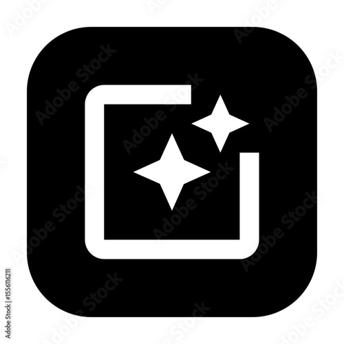 Photo filter icon for applying color or effect overlays to images.