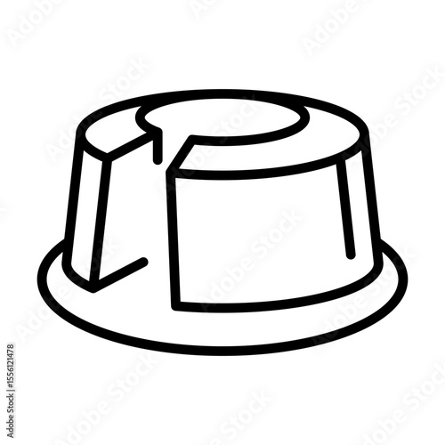 Sponge Cake Dessert Classic Single icon