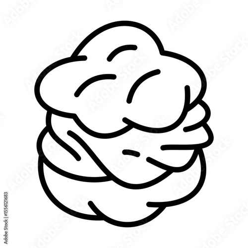 Cream Puff Dessert Single icon