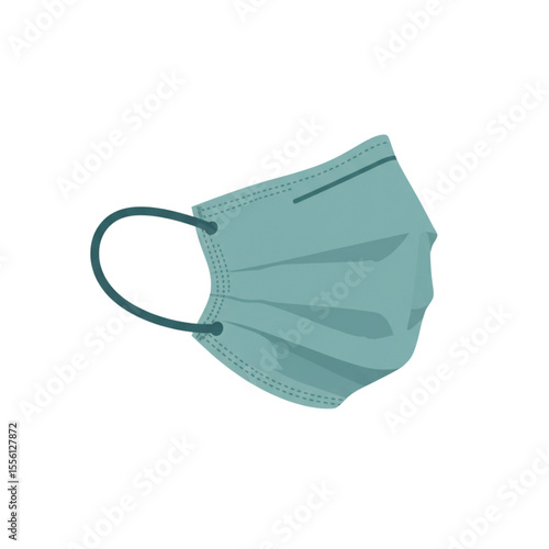N95 Face Mask Flat Icon