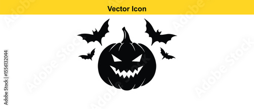 halloween, moon, night, pumpkin, vector, illustration, cartoon, bat, holiday, horror, spooky, dark, scary, cat, witch, silhouette, ghost, autumn, black, penguin, bats, october, design. evil, fun, char