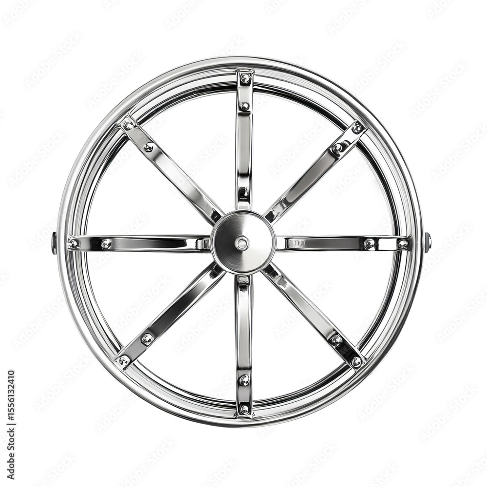 Naklejka premium compass on a white background