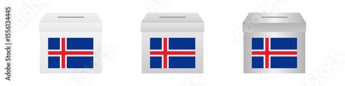 Election in Iceland. Election Concept. Vector Illustration.
