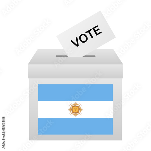 Election in Argentina. Election Concept. Vector Illustration.