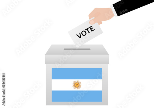 Election in Argentina. Election Concept. Vector Illustration.