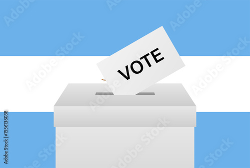 Election in Argentina. Election Concept. Vector Illustration.