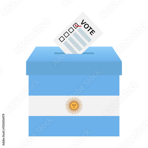 Election in Argentina. Election Concept. Vector Illustration.
