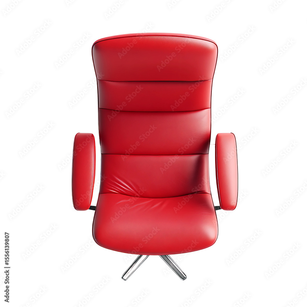 Fototapeta premium red leather armchair