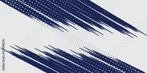 Abstract halftone wave dots background. Futuristic twisted grunge pattern, dots, circles. Vector modern optical pop art texture for posters, business cards and etc
