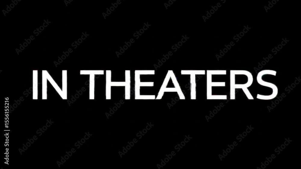 Glitching Text Announcement In Theaters Soon Glitching Text Announcement In Theaters Soon