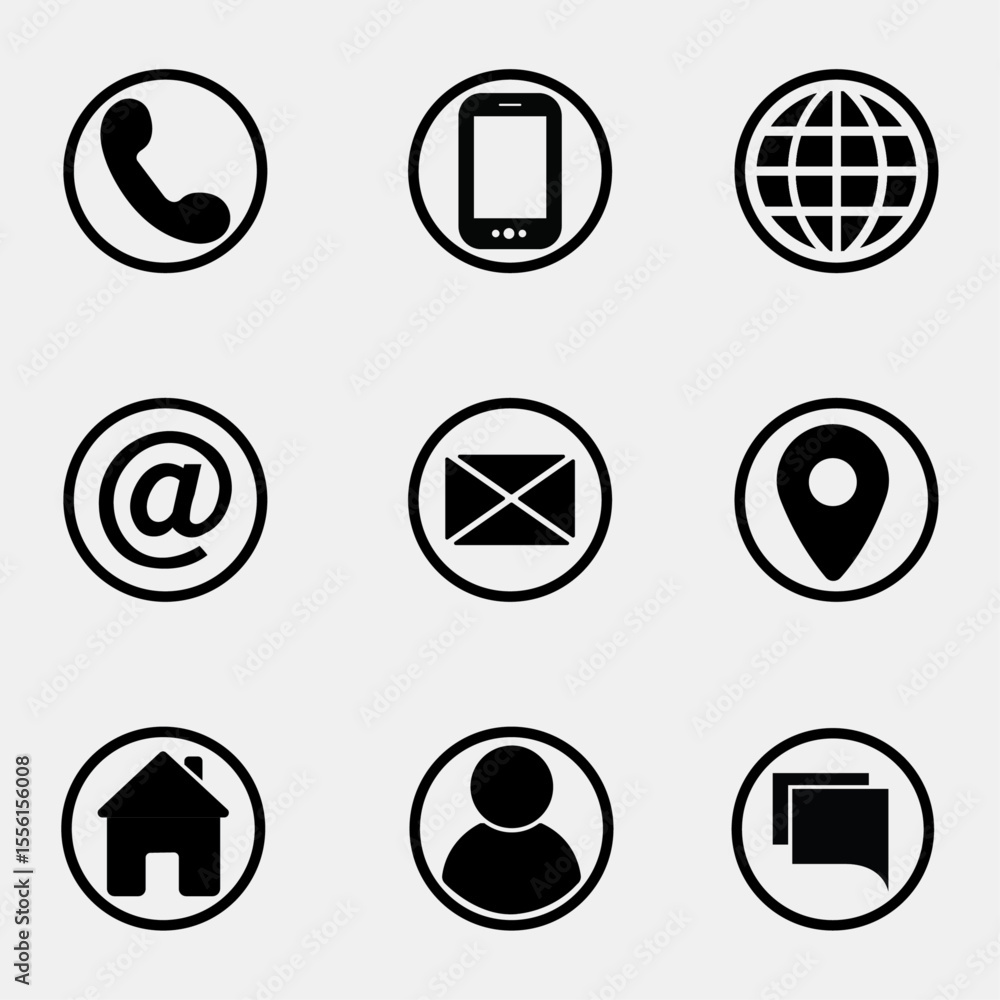 modern and clean icon set design. modern and clean icon set design.