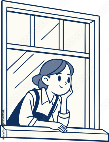 cafe owner illustration