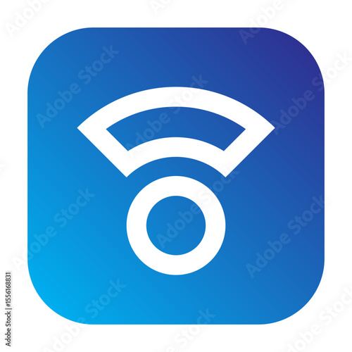 Line icon of compass calibration, ideal for positioning and navigation interfaces.