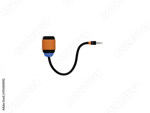 content creator mic icon 3d illustration render