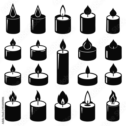 A Collection of christmas icons set