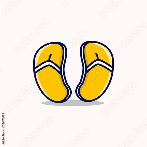 flip flops vector illustration