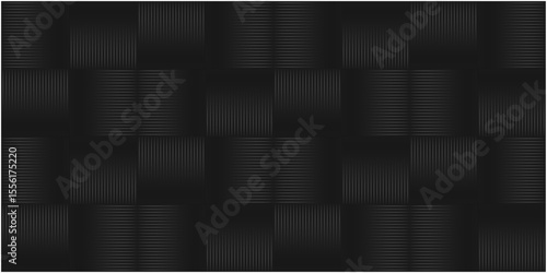 上品なブラックのグリッドパターン背景素材、ベクター