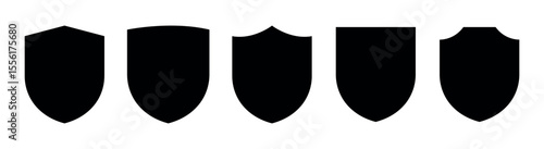 Shield icon set and Security shields 