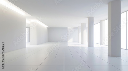 Wallpaper Mural A smooth, monochrome grey background with a soft, diffused light source for a sleek, minimalist look Torontodigital.ca