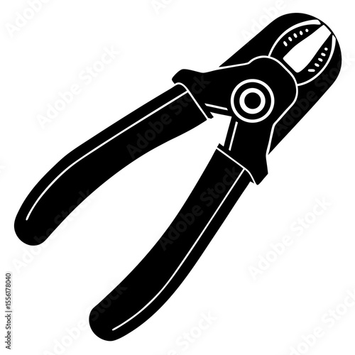 pliers on a white background