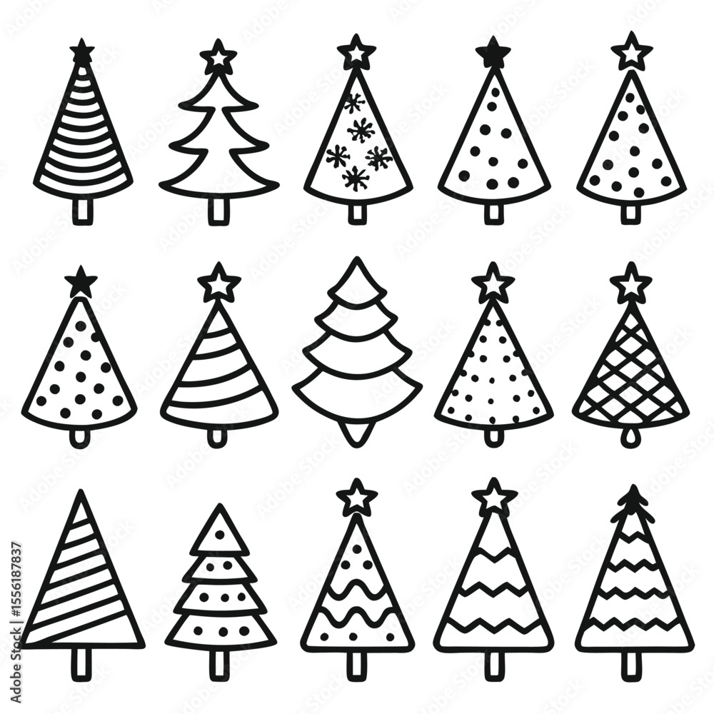A Collection of christmas icons set
A Collection of christmas icons set
