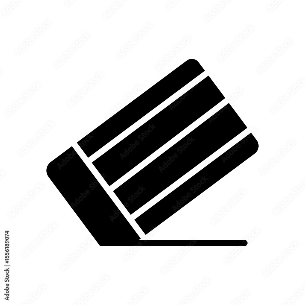 eraser icon on white background eraser icon on white background