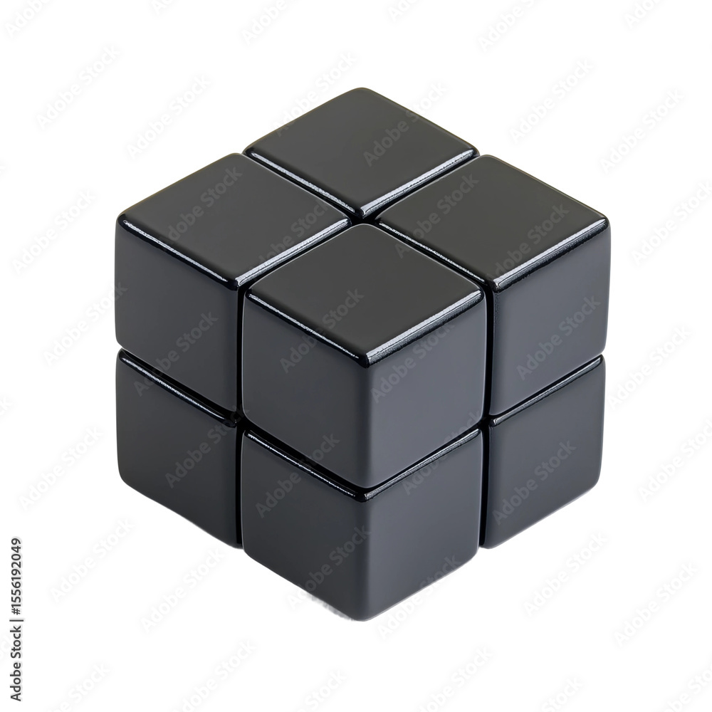 Obraz premium 3d cubes on white background