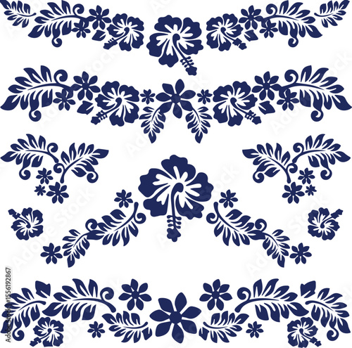 Beautiful flower art and mandala vector design