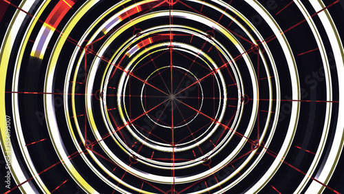Abstract colourful circle geometric background 