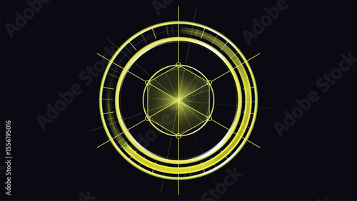 Abstract colourful circle geometric background 