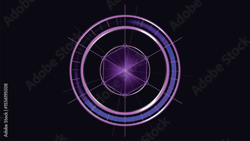 Abstract colourful circle geometric background 