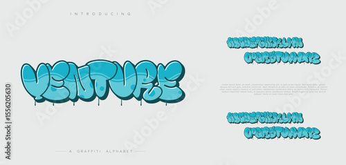Hip Hop Bubble Graffiti – Urban Font Style Alphabet