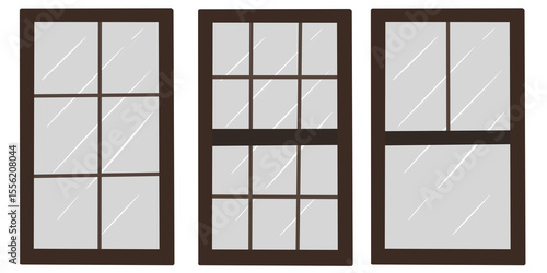 old wooden window