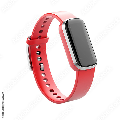 red horseshoe isolated on white