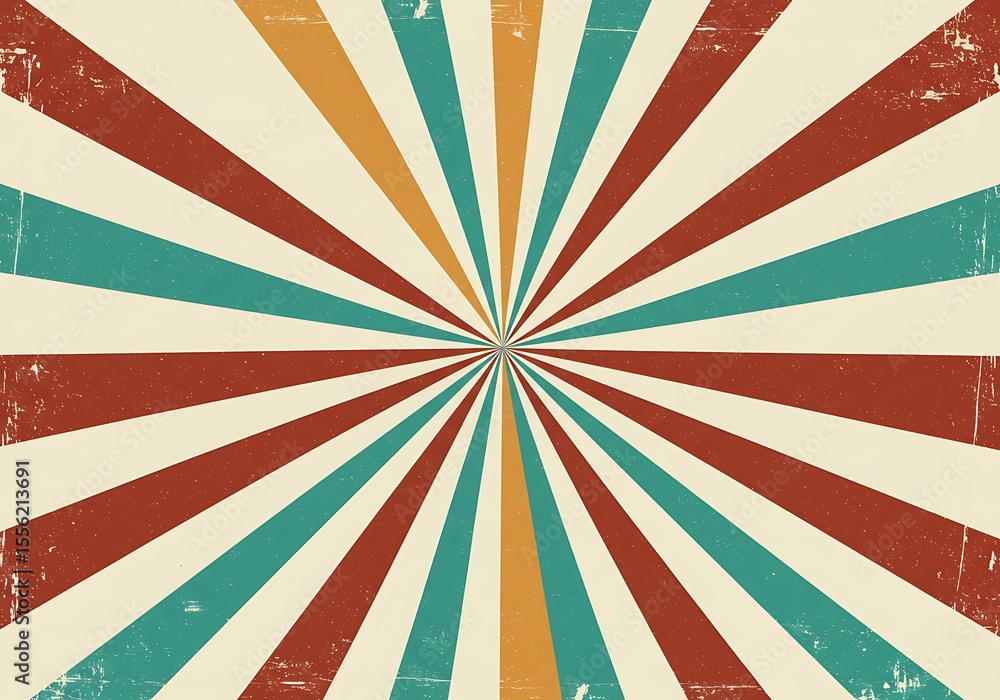 Fototapeta premium grunge retro background with rays