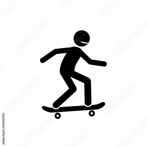 Silhouette of a person performing a trick on a skateboard outdoors