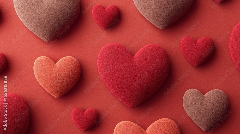 Fototapeta premium Love theme concept in pink tones. Beauty romantic background