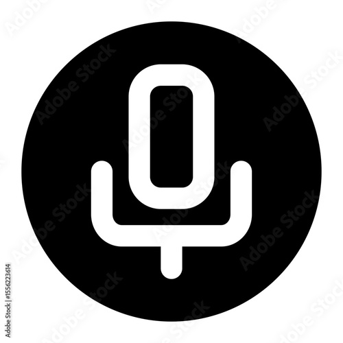 microphone icon for illustration