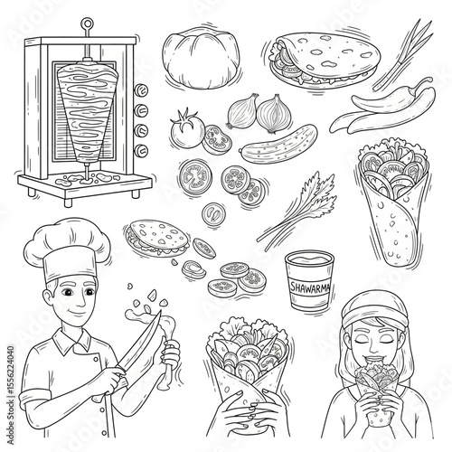  Arabian shawarma