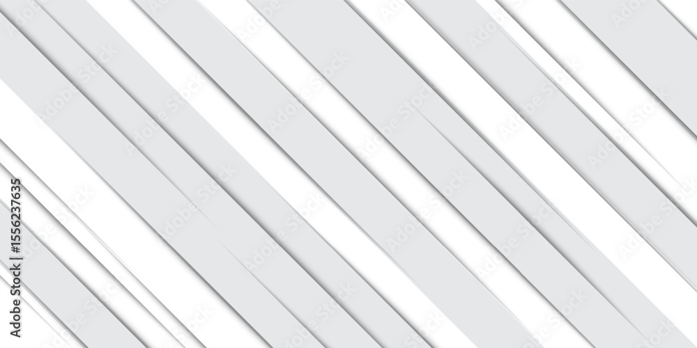 Fototapeta premium Abstract white background. Minimal geometric white light background