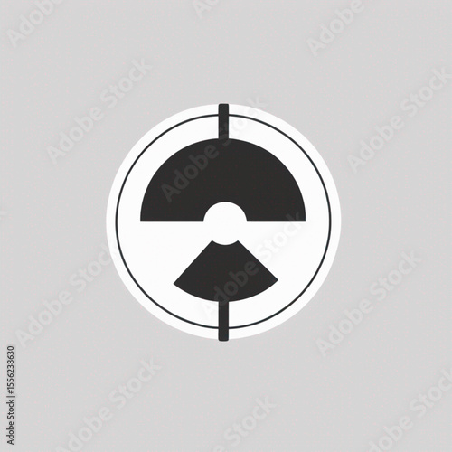 Abstract geometric design with red green and blue color palette