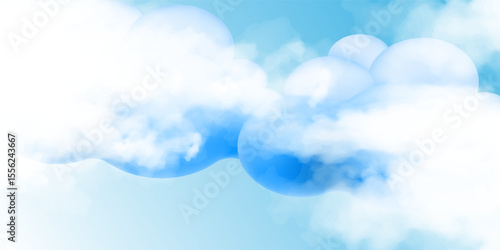 Abstract texture isolated on white an blue background art. splatter stains artistic clear blue sky design.
