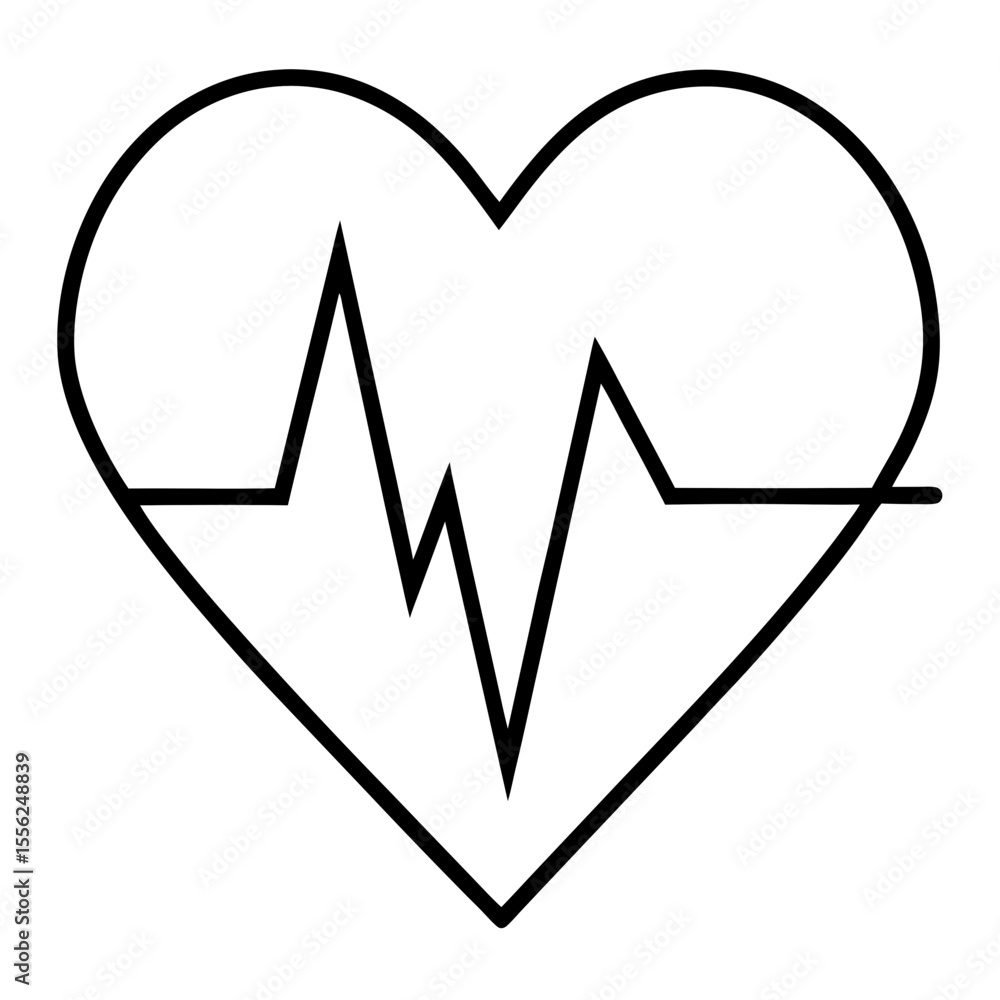 Rhythmic Heartbeat Silhouette Rhythmic Heartbeat Silhouette