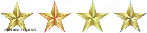 Premium Golden Star Tree Topper Collection – Luxurious Shining Star Pack for a Glamorous Christmas Celebration