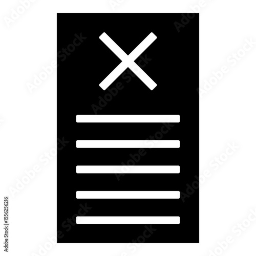 Fired paper icon shows dismissal or layoff. Strong symbol for HR, resignation and unemployment topics. Modern vector design.