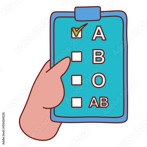 blood type a icon