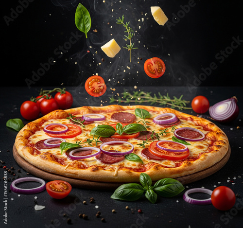 Pizza Cinematic Food Photography