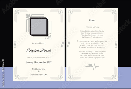 Funeral Program