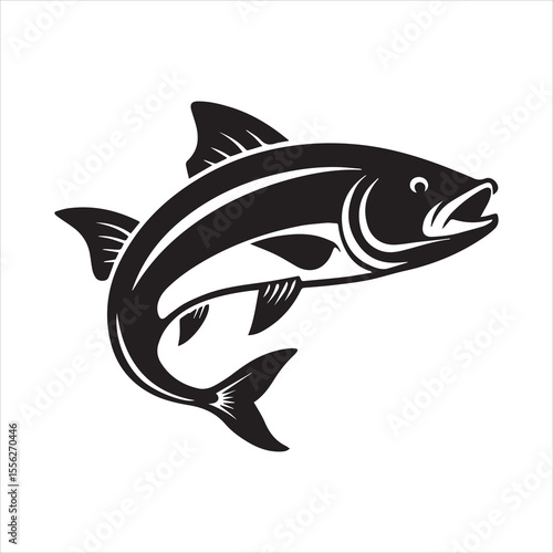 basa sea fish vector illustration